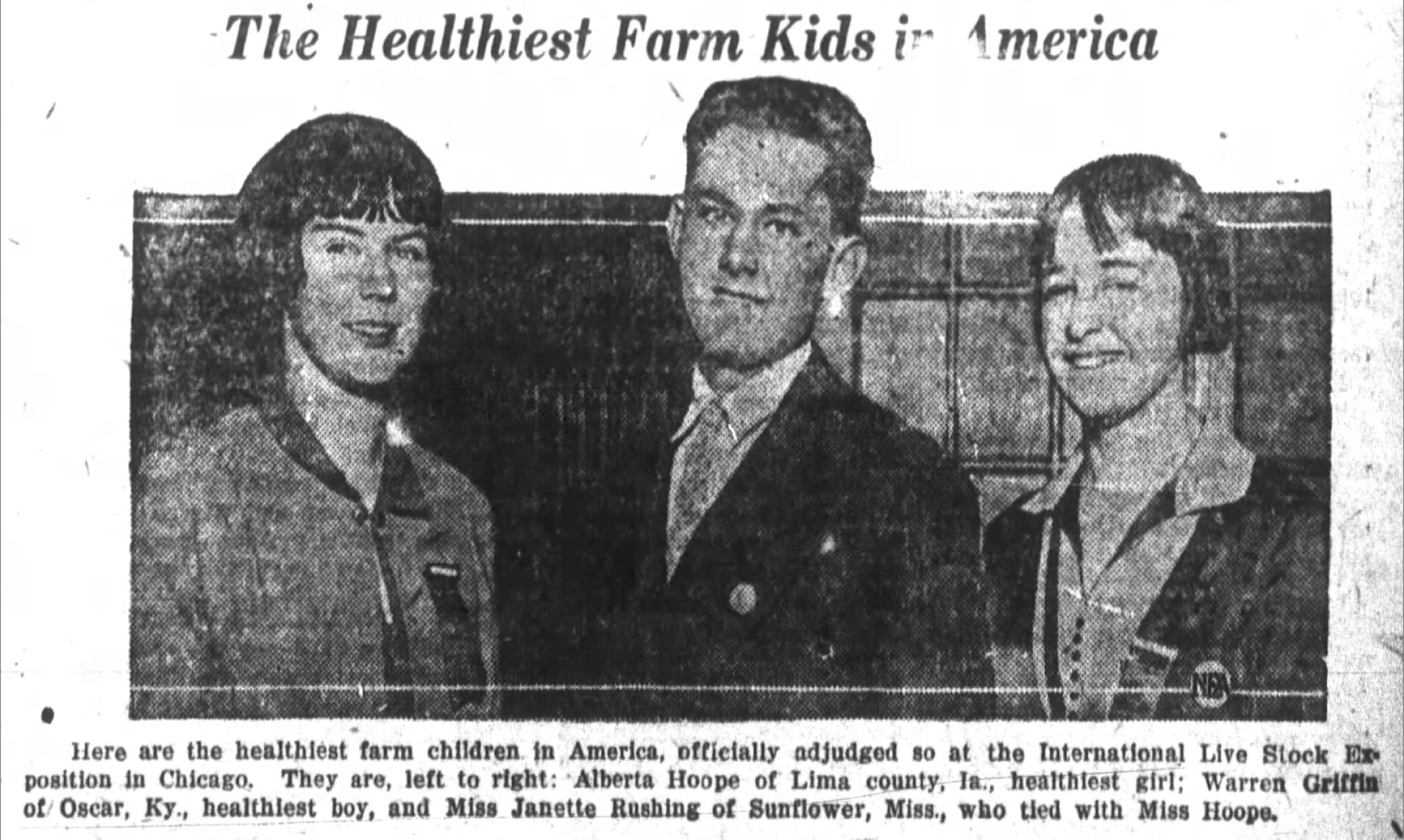 The healthiest farm kids in America